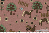 Quilting Fabric Lynette Anderson Mending Fences by Lecien # 35044-20