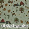 Quilting Fabric Lynette Anderson Mending Fences by Lecien # 35044-70