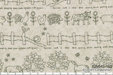 Quilting Fabric Lynette Anderson Mending Fences by Lecien # 35045-10