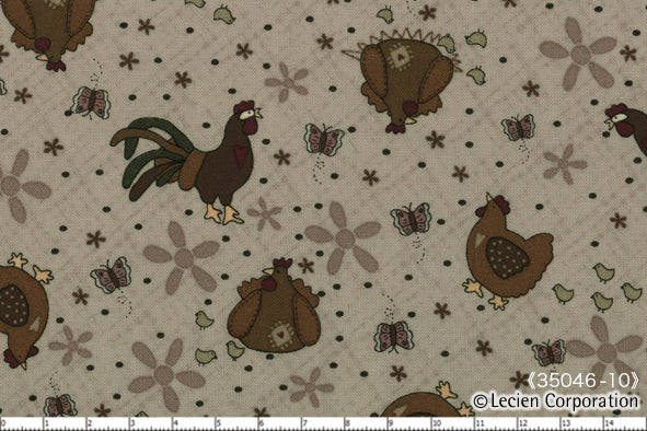 Quilting Fabric Lynette Anderson Mending Fences by Lecien # 35046-10