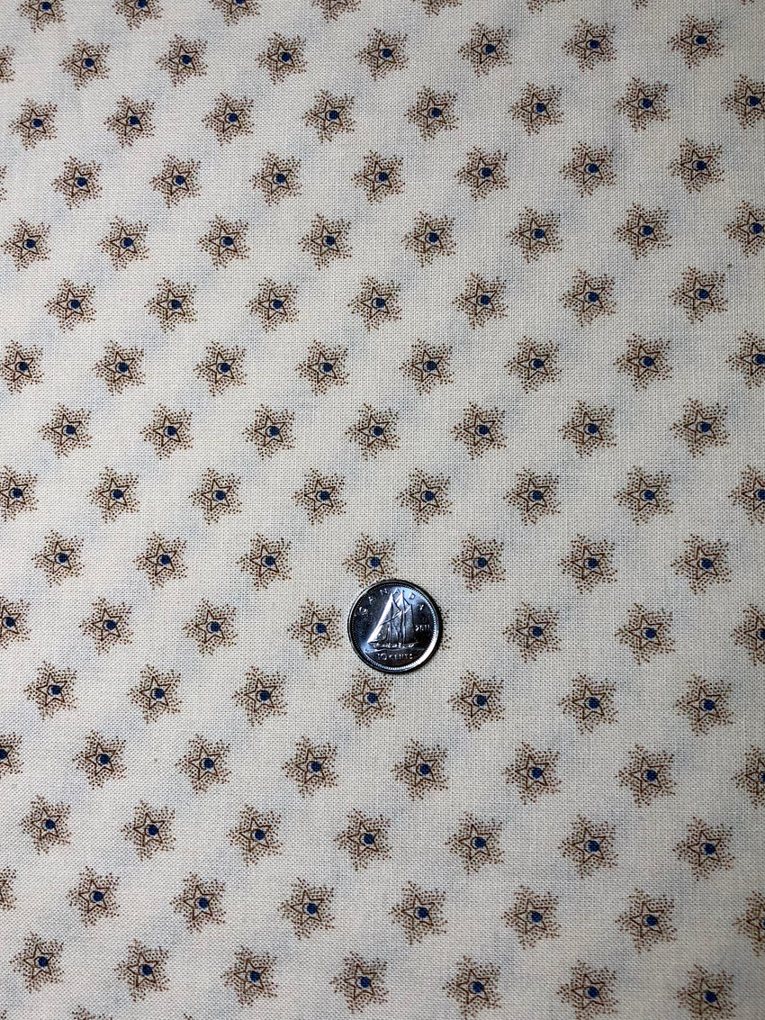 Quilting Fabric Antique Cotton White by Marcus Fabrics