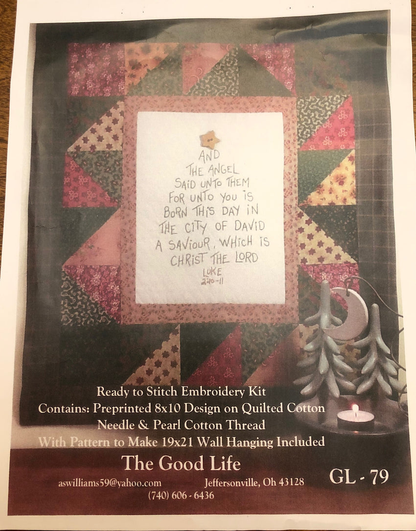 Christmas Embroidery Kit by The Good Life