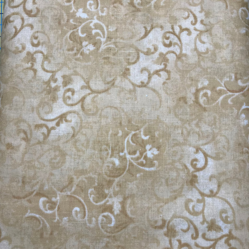 Contemporary Sewing Tan Swirl Wideback