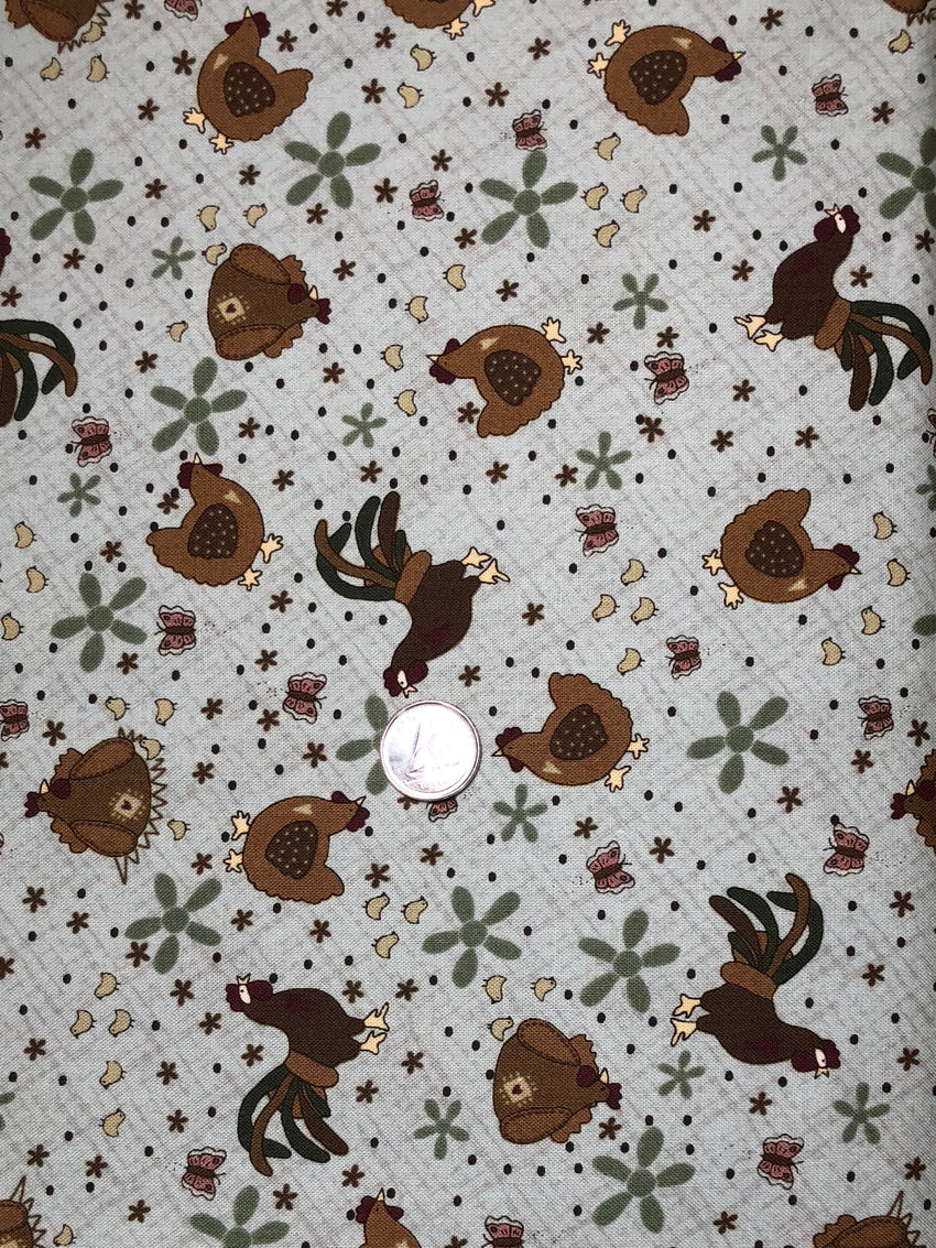 Quilting Fabric Lynette Anderson Mending Fences by Lecien # 35046-70