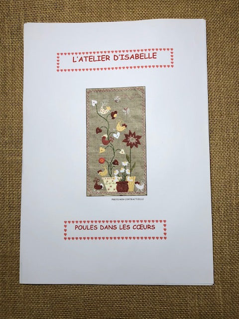 Atelier D'Isabelle Poules Dans Les Coeurs