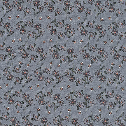Quilting Fabric Lynette Anderson Wildflower Wood by Lecien # 35036-90