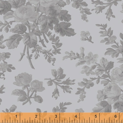 Windham Fabrics Blue Floral Wideback by Whistler Studios