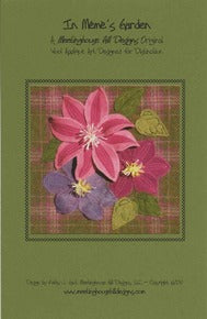 Wool Art In Meme's Garden Pattern by Meetinghouse Hill Designs