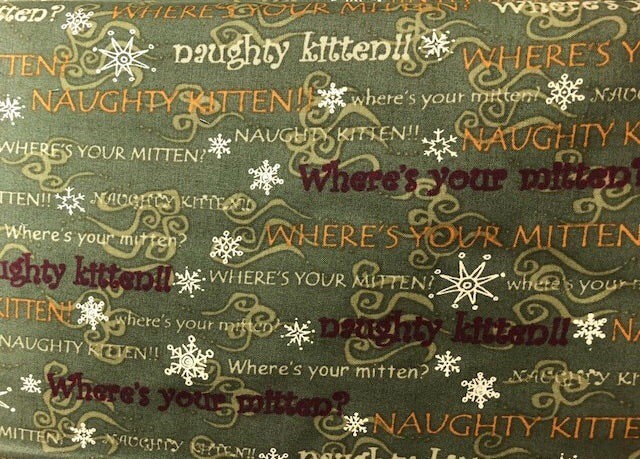 Quilting Fabric Buggy Barn Aunt Mabel Mittens by Henry Glass