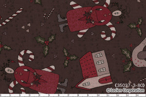 Quilting Fabric Lynette Anderson Candy Cane Angels 35037-80