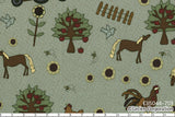 Quilting Fabric Lynette Anderson Mending Fences by Lecien # 35044-70