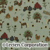 Quilting Fabric Lynette Anderson Mending Fences by Lecien # 35044-70