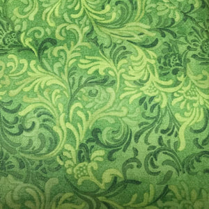 Contemporary Sewing Green Swirl Wideback