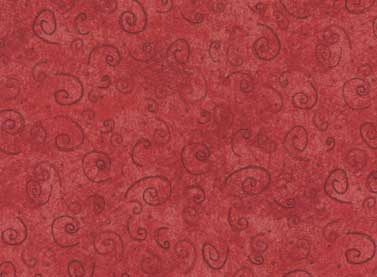 Quilting Fabric Cottage Basics-Red by Terri Degenkolb of Whimsicals