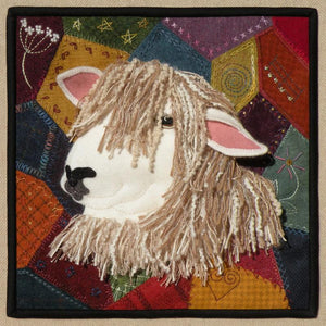 Wool Art Sew Crazy for Ewe Pattern by Meetinghouse Hill Designs