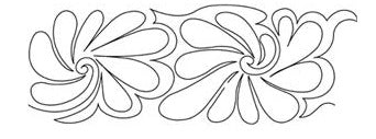 Linda's Electric Quilters Pantograph: Ups A Daisy